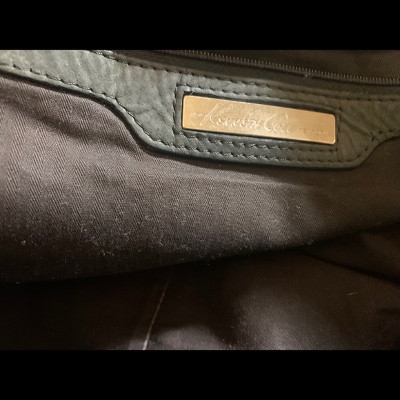 Vintage Kenneth Cole Black Leather Hobo Bag - Picture 5 of 7